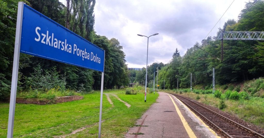 stacja kolejowa Szklarska Poręba Dolna, tory kolejowe