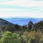 Krajobraz górski widziany z polany Cyrla