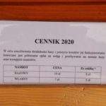 Cennik - Studencka Baza Namiotowa Przysłop Potócki