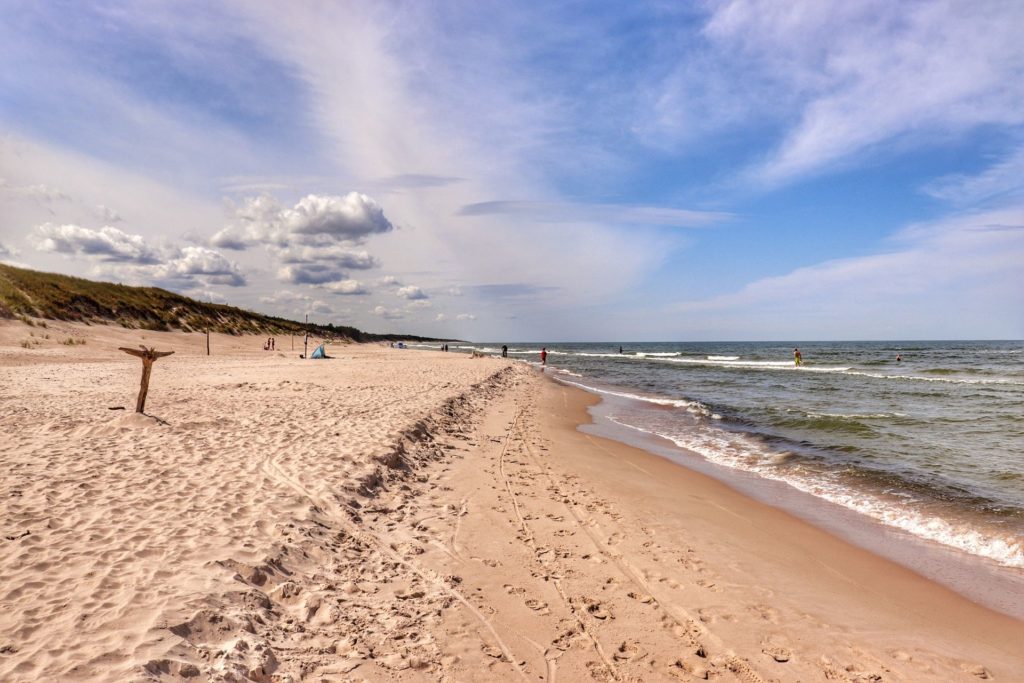 Plaża, Słowiński Park Narodowy