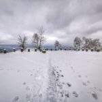 Kamieniołom w Kozach - Beskid Mały - punkt widokowy, zima