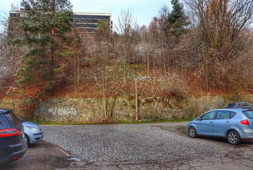 Parking leśny Stalownik - ulica Stalowa Bielsko-Biała