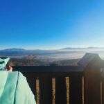 Ścieszków Groń punkt widokowy, turystka