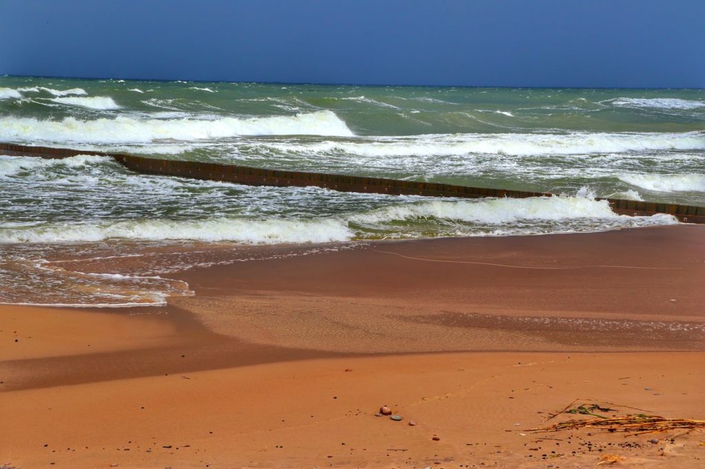 Plaża, Morze Bałtyckie - Mierzeja Kopań