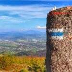 Widok ze szlaku niebieskiego na Skrzyczne