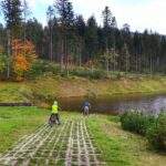 Rowerzyści, Zbiornik retencyjny Olza