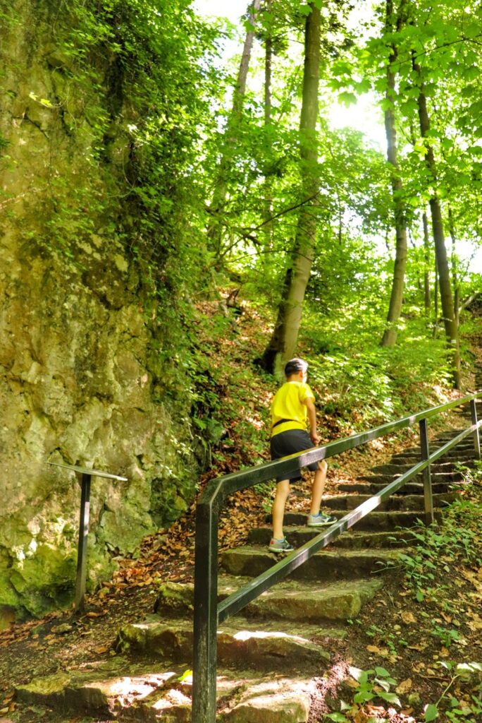 Kamienne schody, szlak zielony w Ojcowskim Parku Narodowym