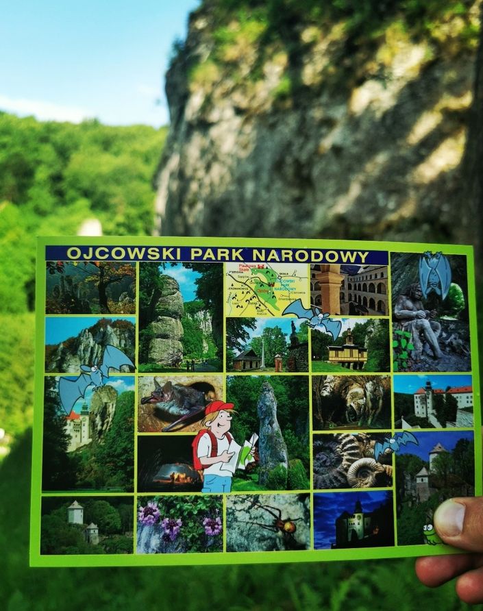 Pocztówka ze zdjęciami - Ojcowski Park Narodowy