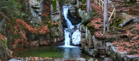 Wodospad Podgórnej i Kaskada Myi – szlak z Przesieki