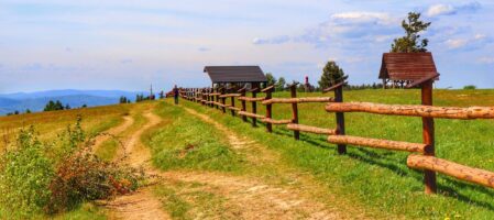 Przymiarki punkt widokowy, Beskid Niski – Rymanów Zdrój szlak zielony