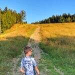 Dziecko, stromy stok,, Polczakówka wieża widokowa