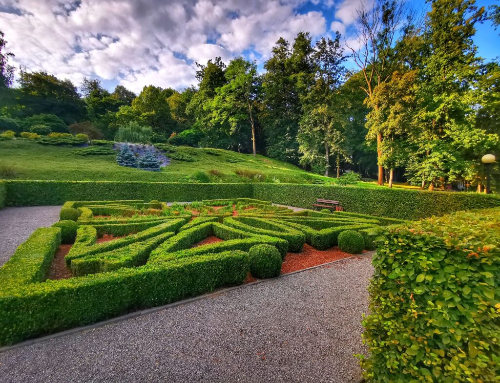 Ogród renesansowy w Bystrej, zabytkowy park