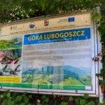 Tablica informacyjna w Mszanie Dolnej - Góra Lubogoszcz