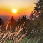 Zachód słońca, Beskid Mały