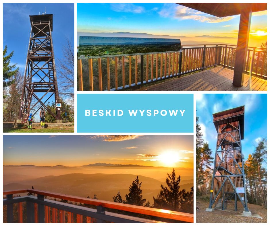 Beskid Wyspowy wieże widokowe