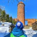 Dziecko, Baszta Kaszana (Baszta Prochowa) w Trzebiatowie
