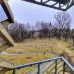 Widok z wieży widokowej na KOŚCIÓŁ PW. ŚW. KATARZYNY PRZY ULICY MIKOŁAJA KOPERNIKA W CZECHOWICACH-DZIEDZICACH