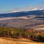 Widok na Tatry Wysokie, okolice szczytu Uhlisko