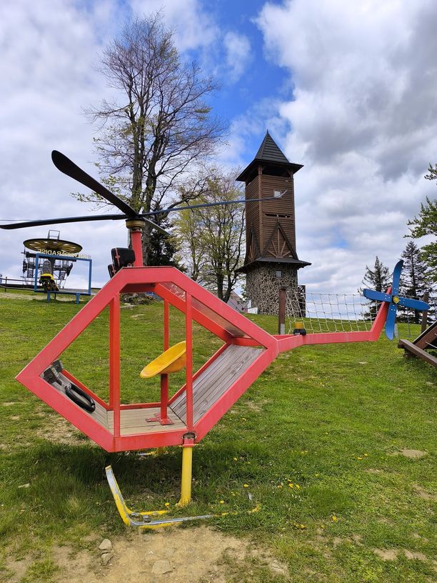 Dedovka plac zabaw, helikopter