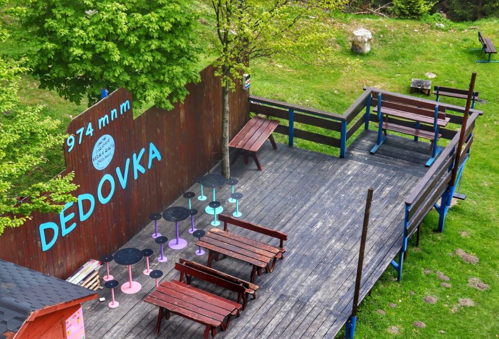 Dedovka - widok z wieży widokowej