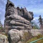 Szczeliniec Wielki szczyt, formacja skalna