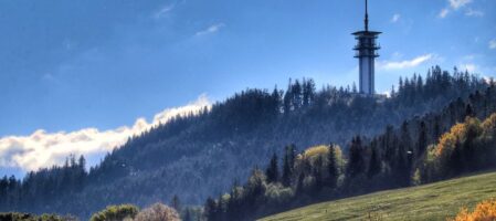 Magura Orawska – szczyt Magurka Słowacja, Jezioro Orawskie, szlak, zdjęcia