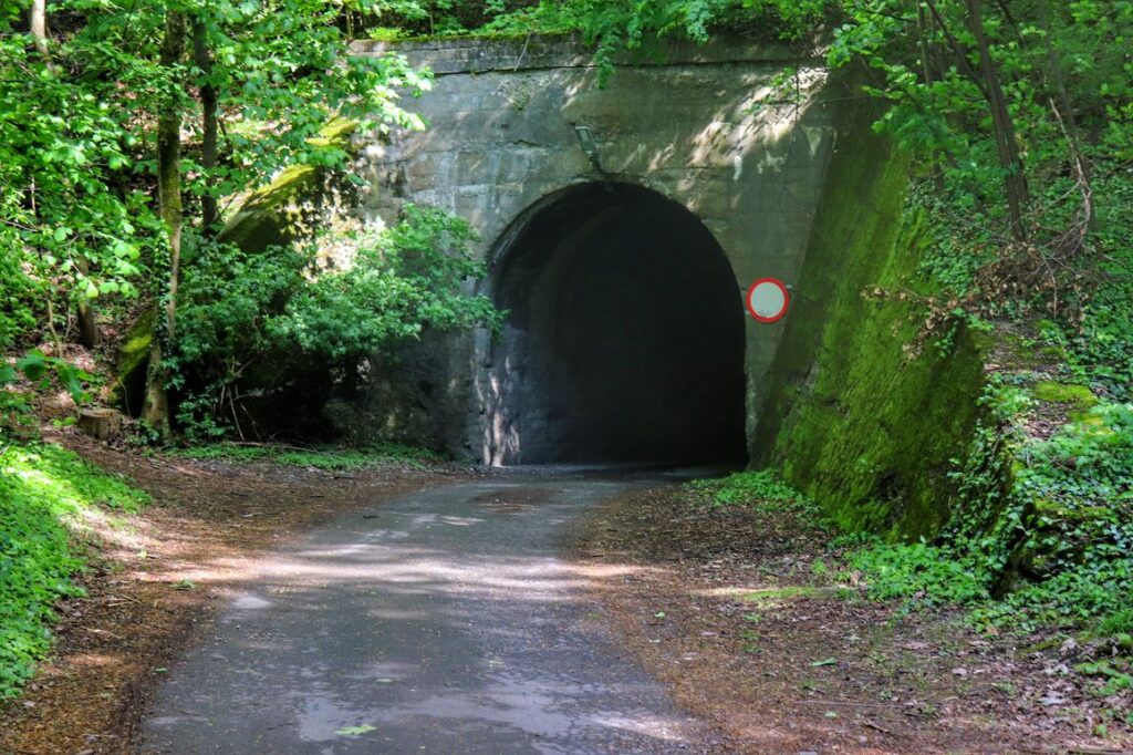 Tunel wjazdowy byłej kolejki wąskotorowej w Goleszowie