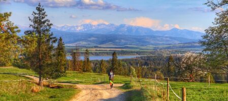 Marysina Polana Lipnica Wielka trasa, wieża widokowa, widok na Tatry