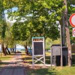 Balatonfenyves - wejście na darmową plażę, zakaz psów