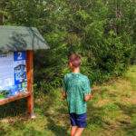 Dziecko, ścieżka przyrodnicza, tablica 2. Trocha historie nikoho nezabije- Rezerwat Przyrody Bukovec w Czechach