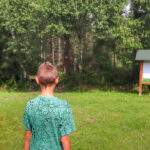 Dziecko, ścieżka przyrodnicza, tablica 3. Specifika Moravskoslezského kraje- Rezerwat Przyrody Bukovec w Czechach