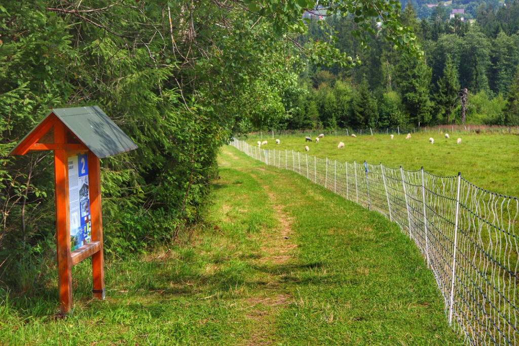 Ścieżka przyrodnicza, tablica 2. Trocha historie nikoho nezabije - Rezerwat Przyrody Bukovec, Czechy