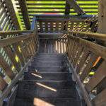 Drewniane schody - wieża widokowa Pohoř - Olšová - Odry