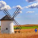 Młyn Balera, Spálov, pole, dziecko