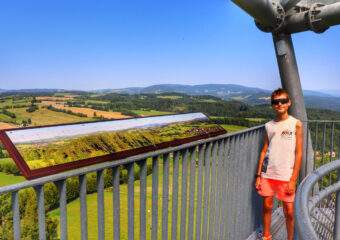 Wieża widokowa Háječek (Nadhledna Háječek) w Czechach