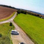 Parking przy wieży widokowej Pohoř - Olšová w Czechach