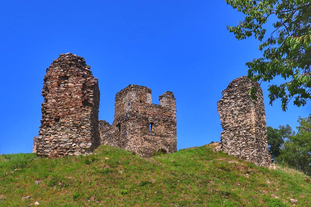 Zamek Brníčko (ruiny) w Czechach