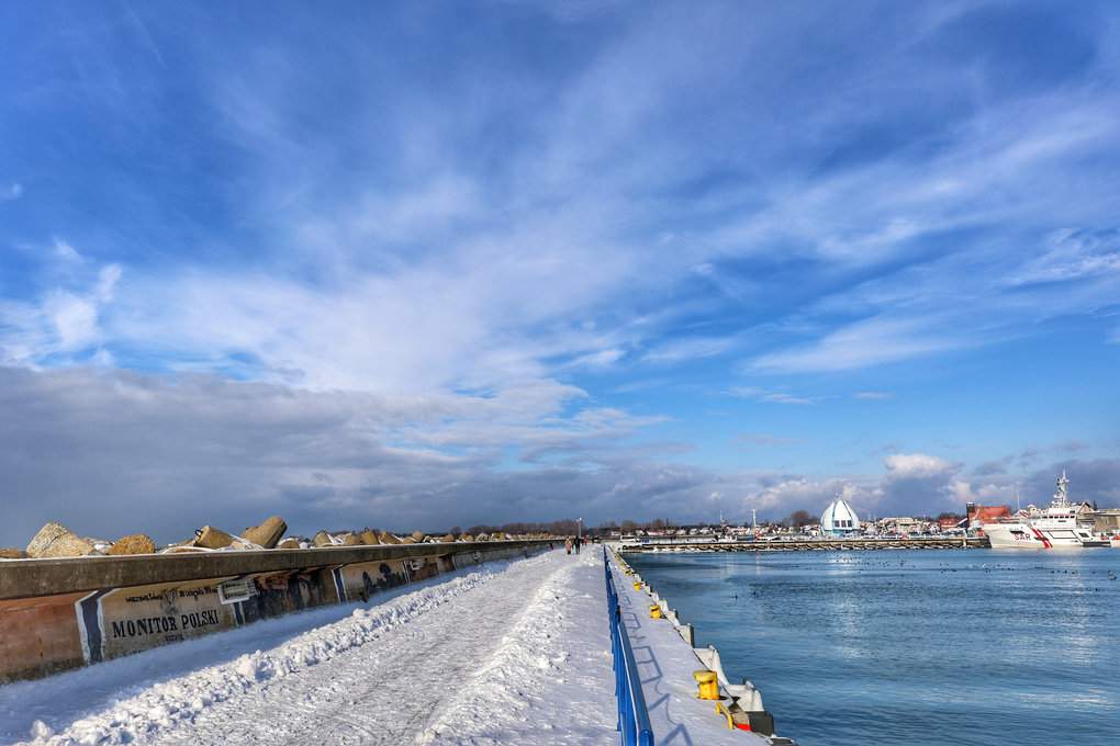 Hel - zachodni falochron