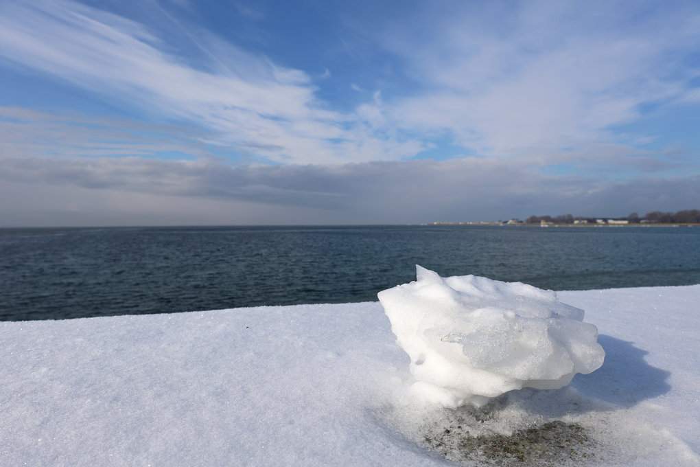 Zimowe Morze Bałtyckie - Hel