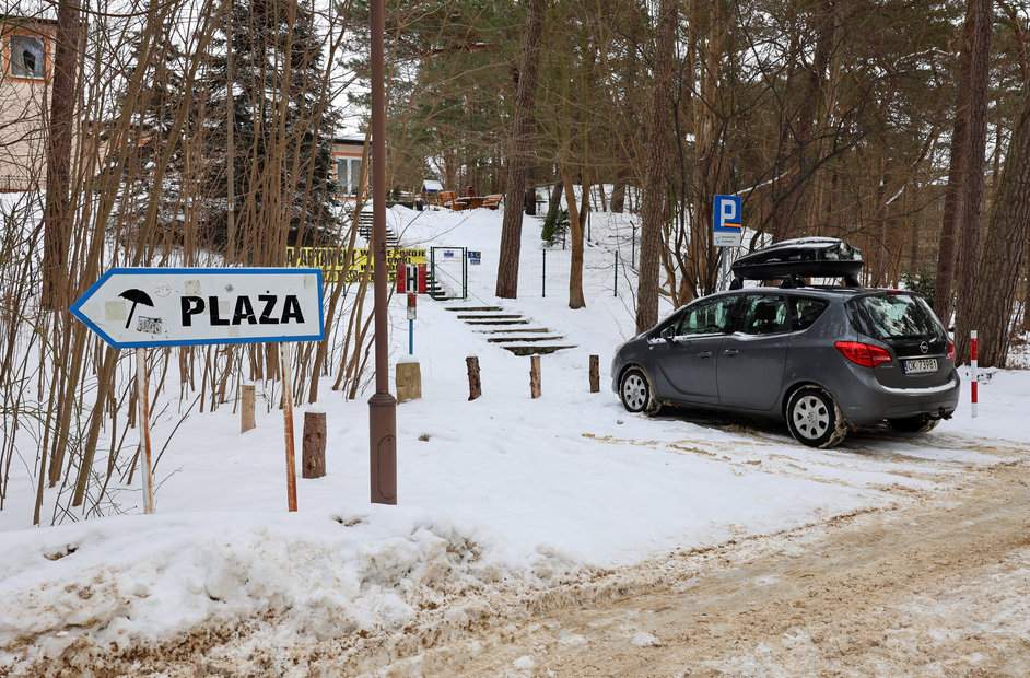 Jurata - parking, wieża widokowa w Juracie