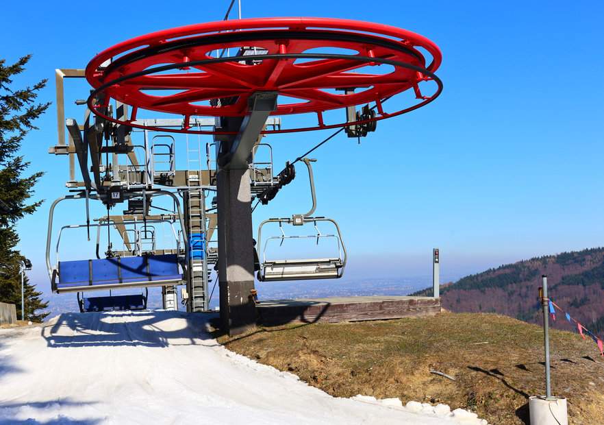 Wyciąg, stok - Na Górze Chełm - Ośrodek Narciarsko-Turystyczny Sport Arena Myślenice