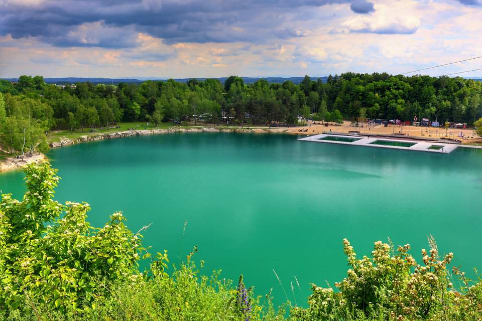 Zalew Balaton w Trzebini - województwo małopolskie 